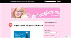 Desktop Screenshot of bostonbeautyblog.com