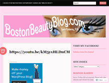 Tablet Screenshot of bostonbeautyblog.com